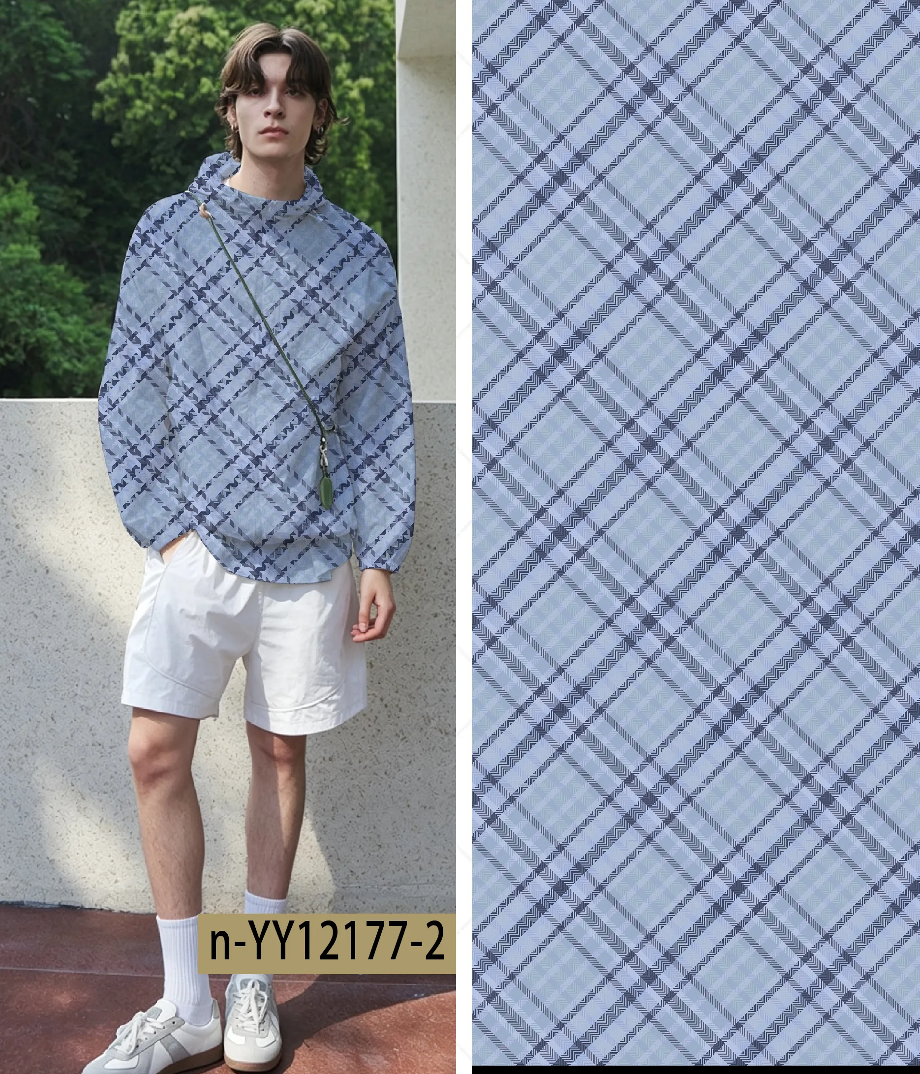 n-YY12177 exclusive digital print pattern