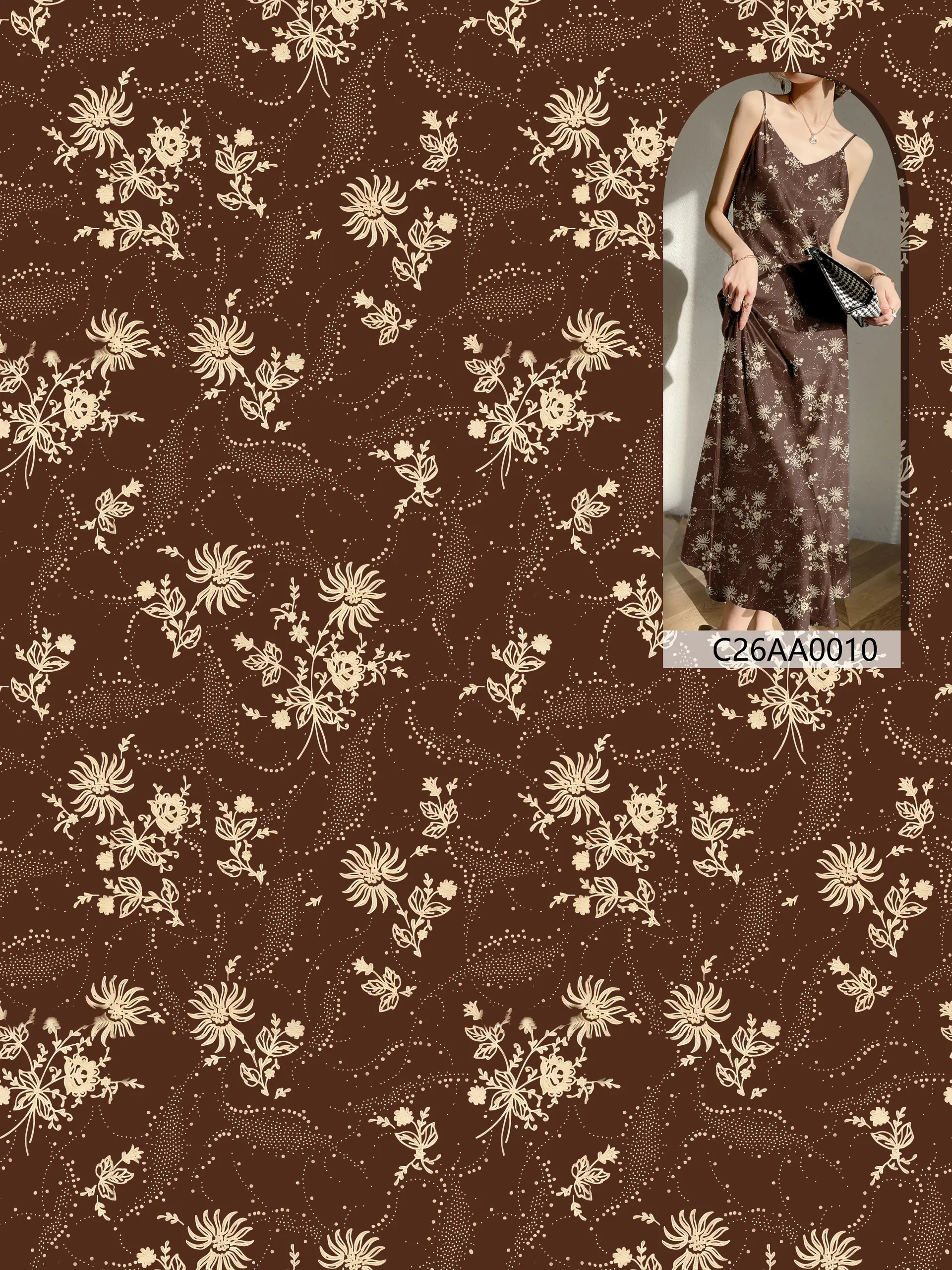 C26AA0010 exclusive digital print pattern