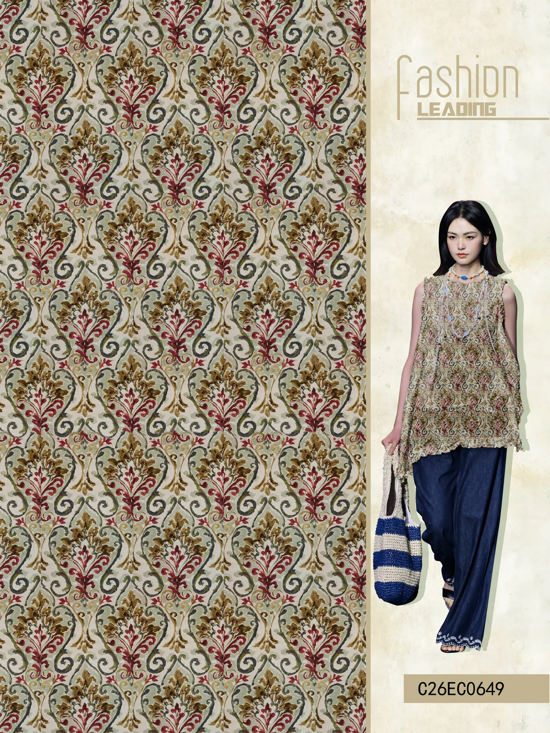 C26EC0649 exclusive digital print pattern