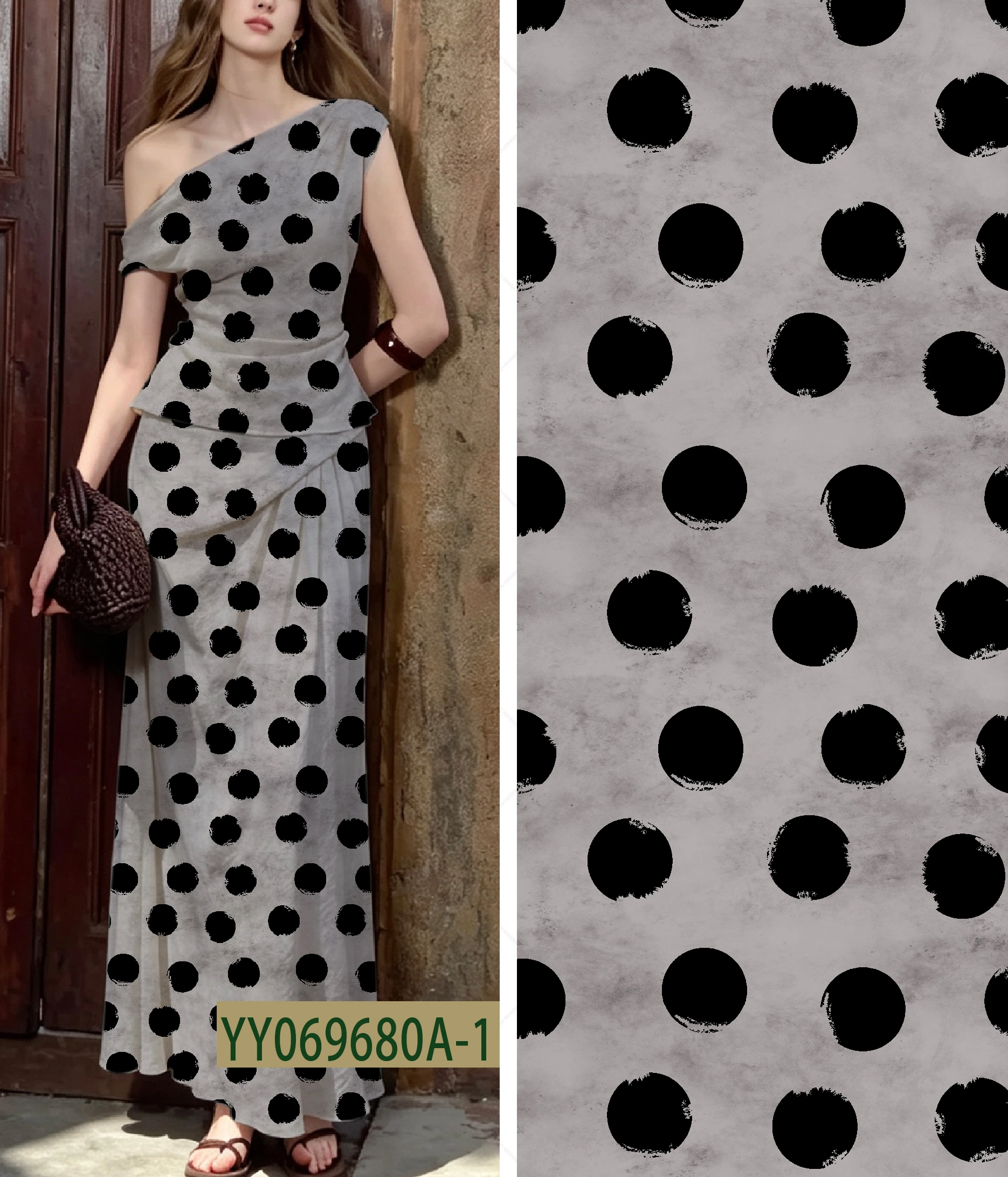 H-YY069680 exclusive digital print pattern