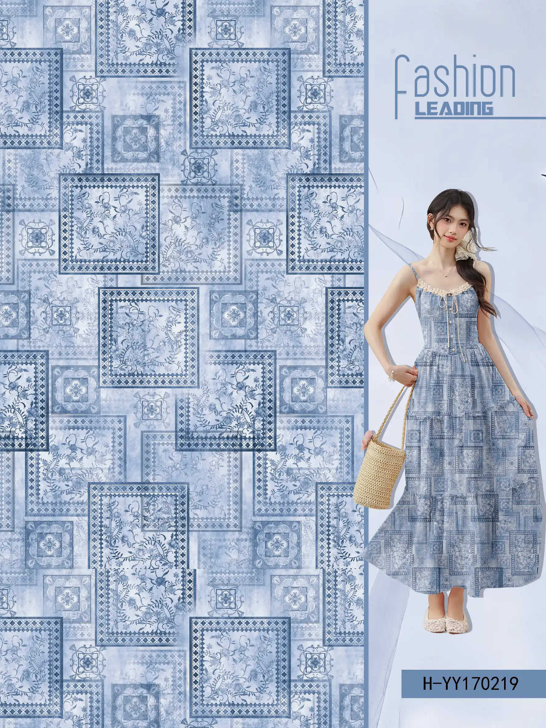 H-YY170219 exclusive digital print pattern
