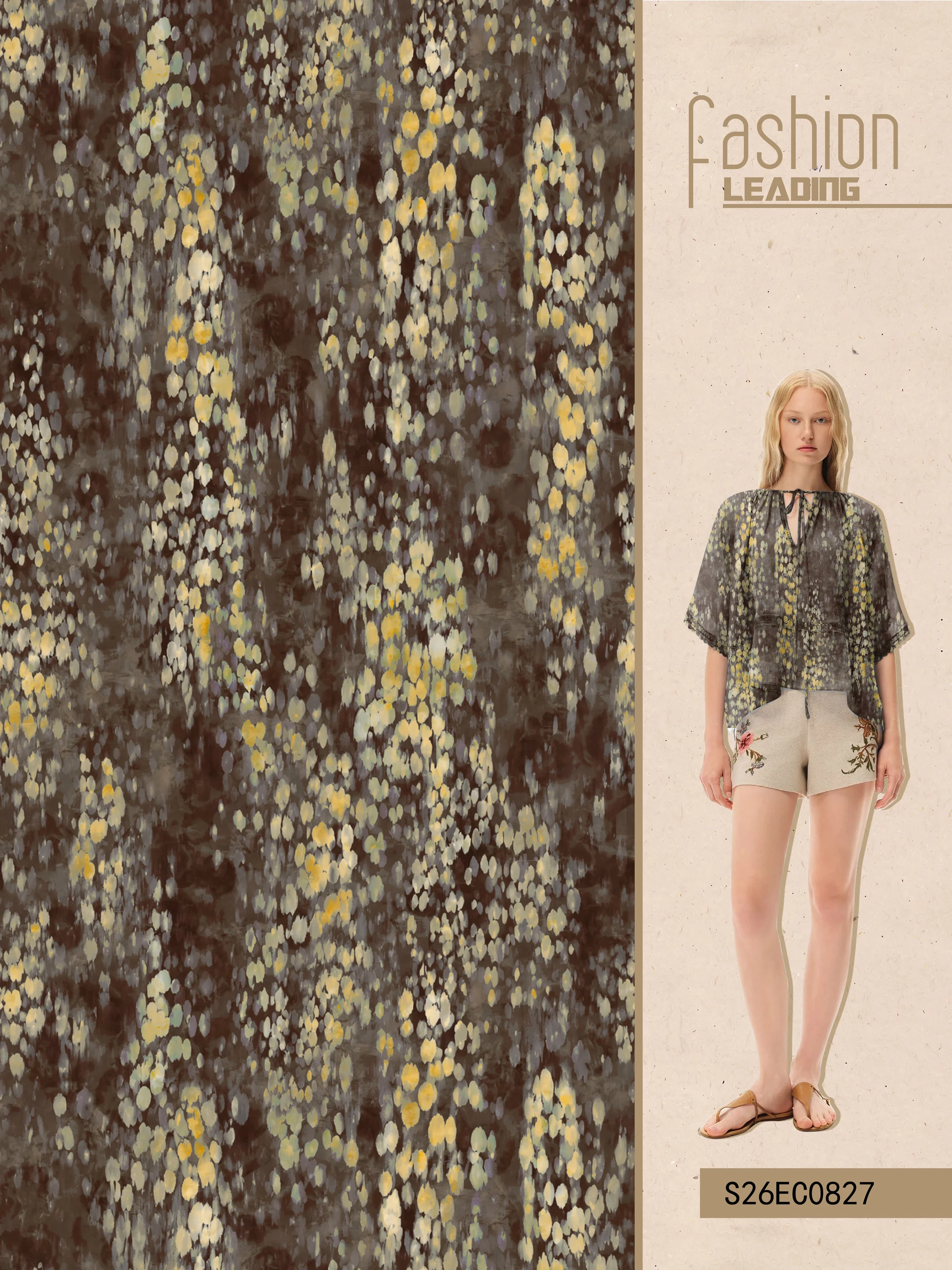 M-S26EC0827 exclusive digital print pattern