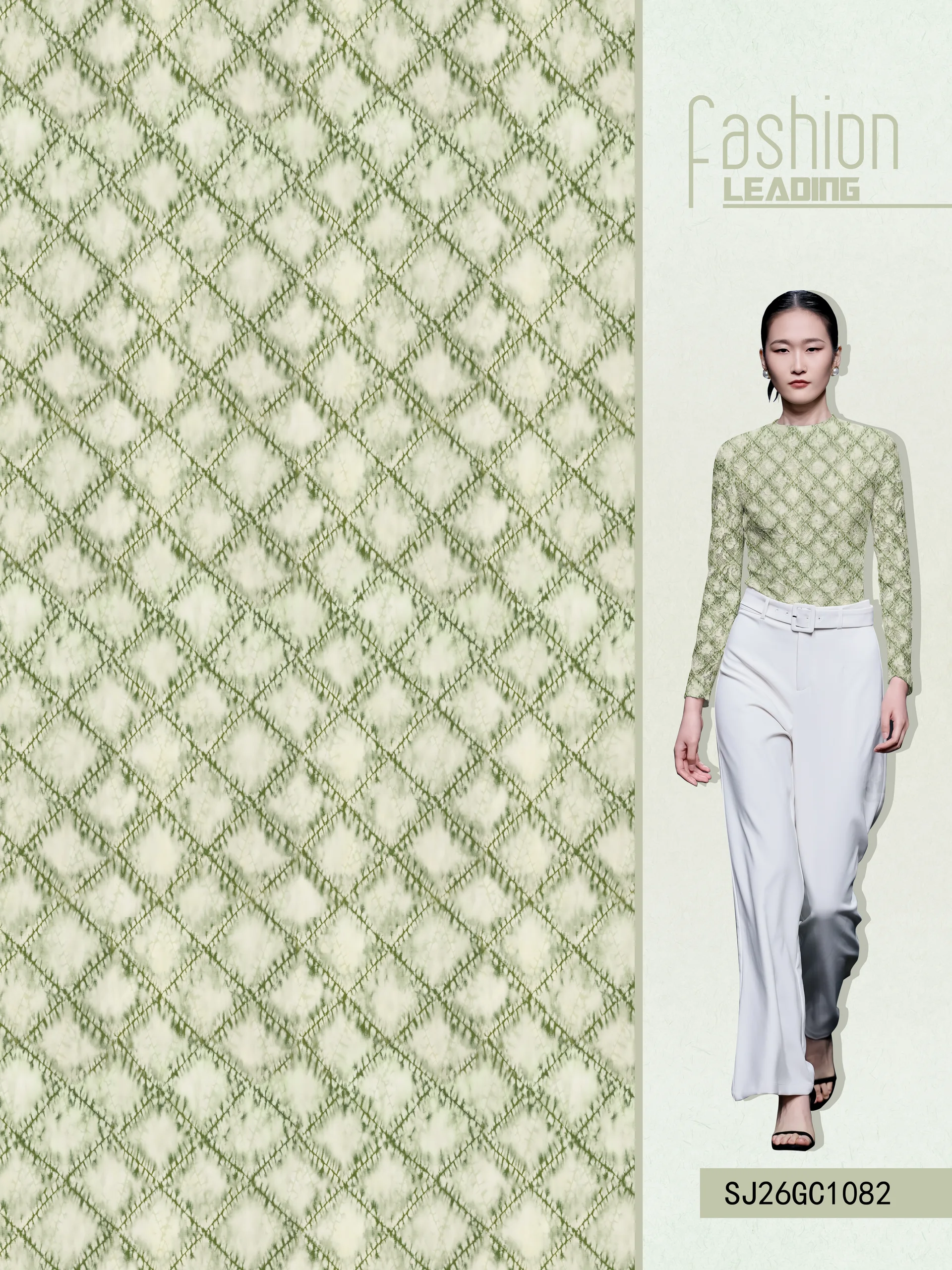 M-SJ26GC1082 exclusive digital print pattern
