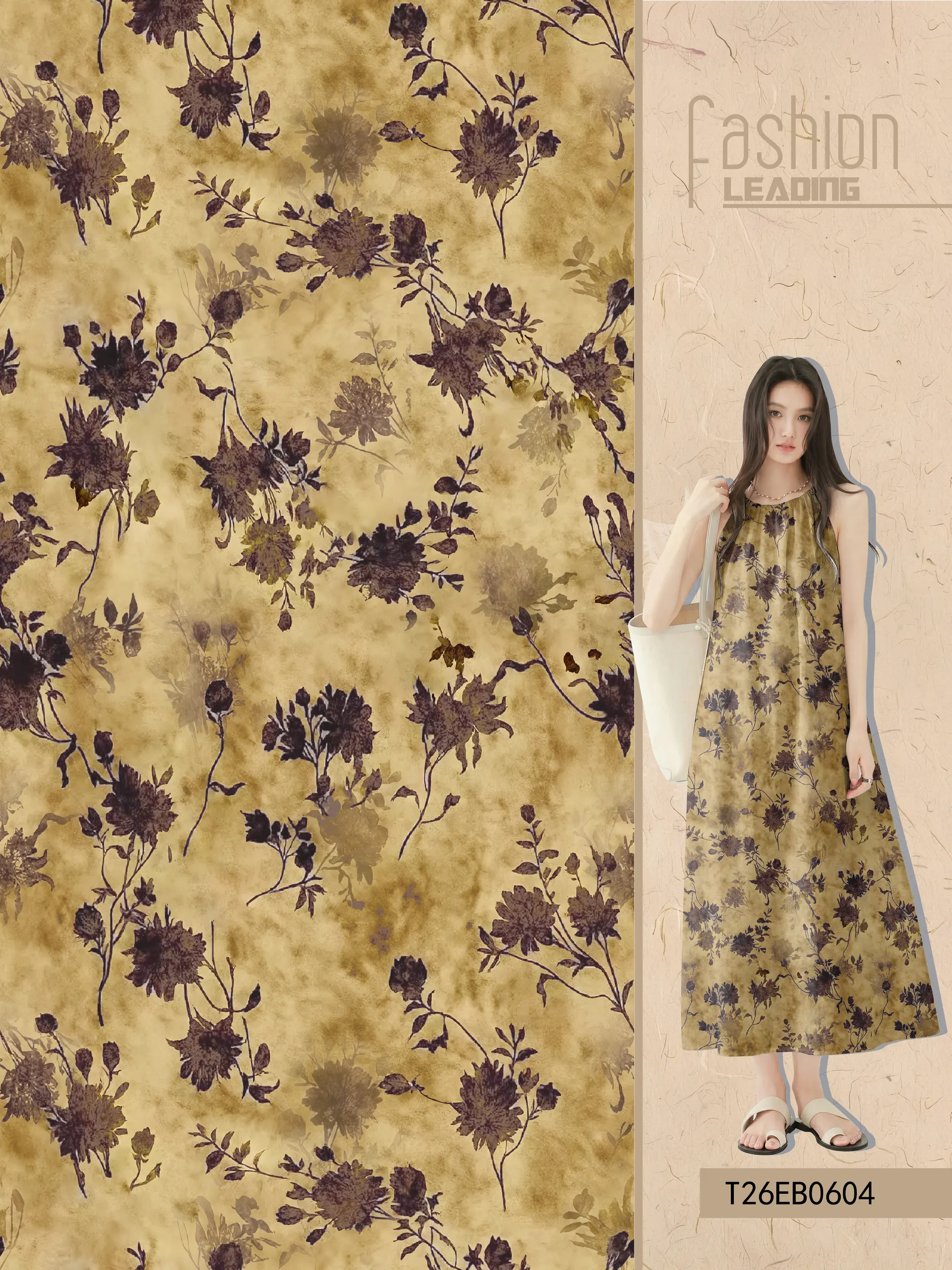 M-T26EB0604 exclusive digital print pattern
