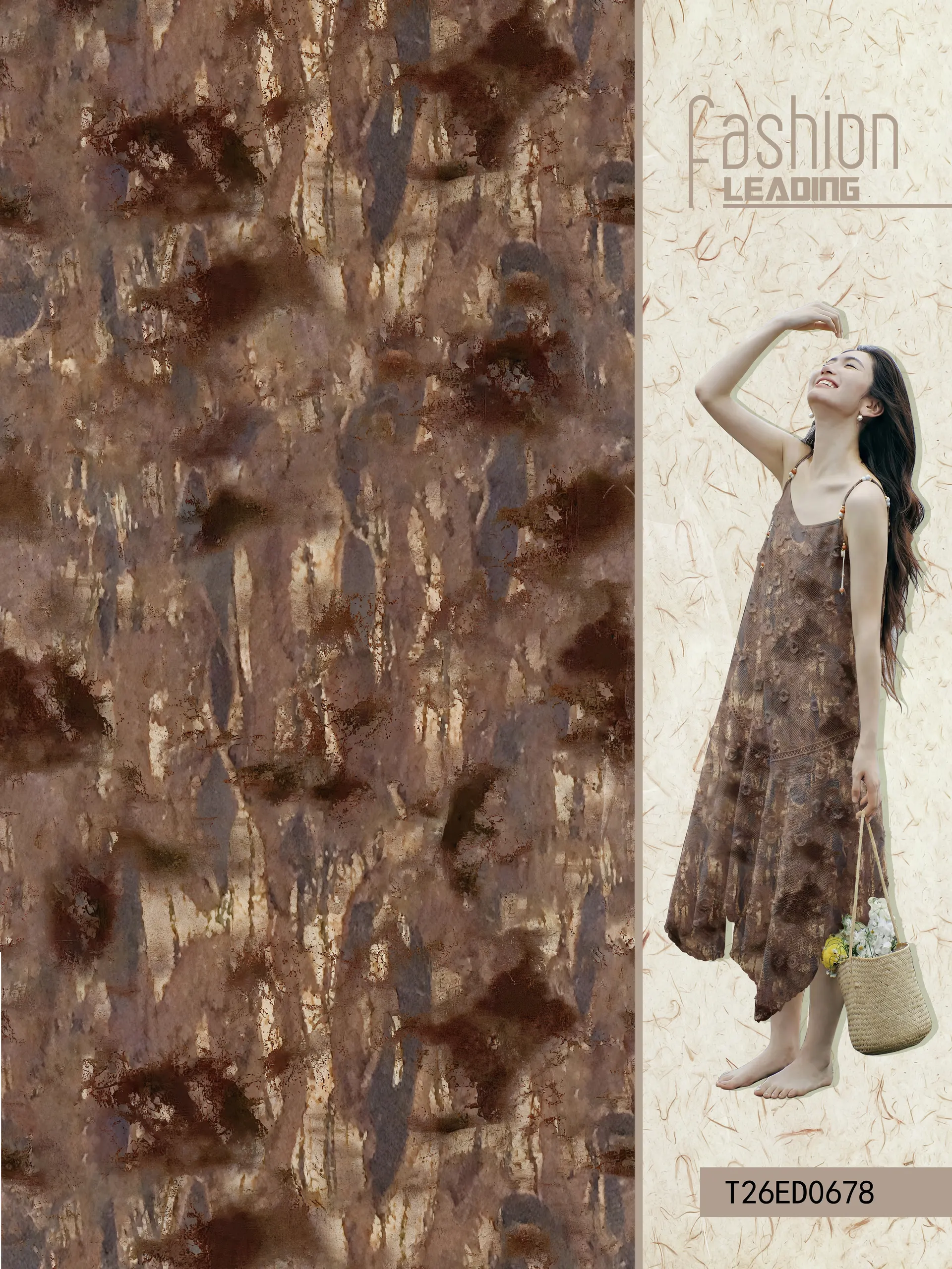 M-T26ED0678 exclusive digital print pattern