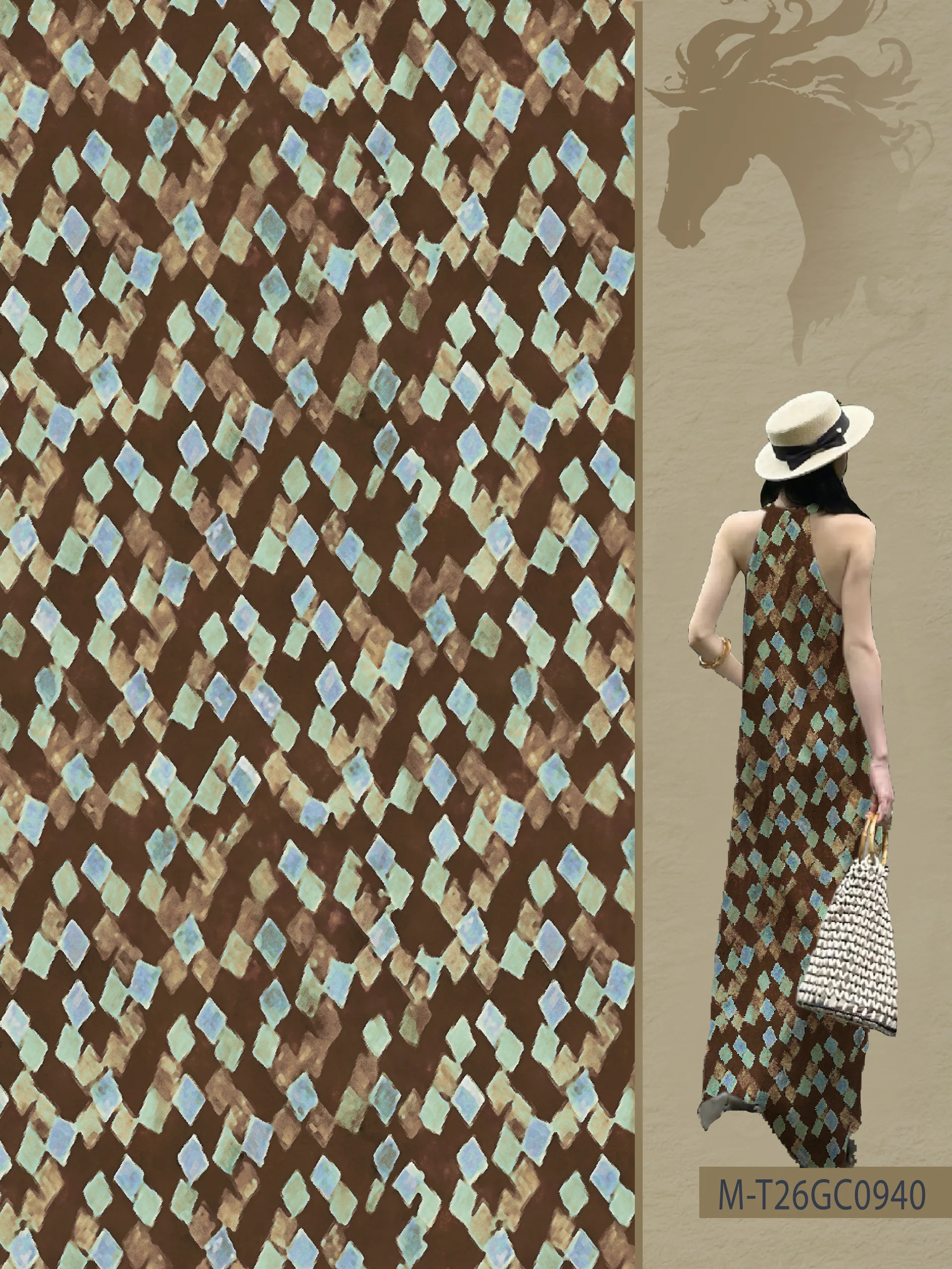 M-T26GC0940 exclusive digital print pattern
