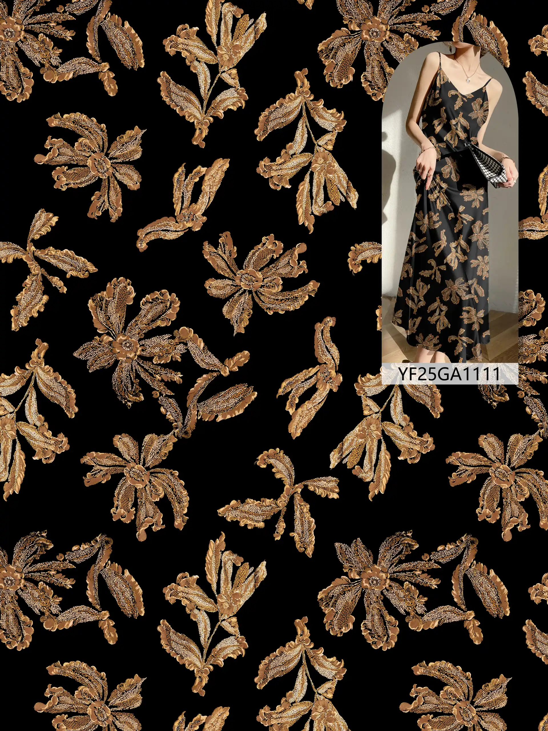 M-YF25GA1111 exclusive digital print pattern