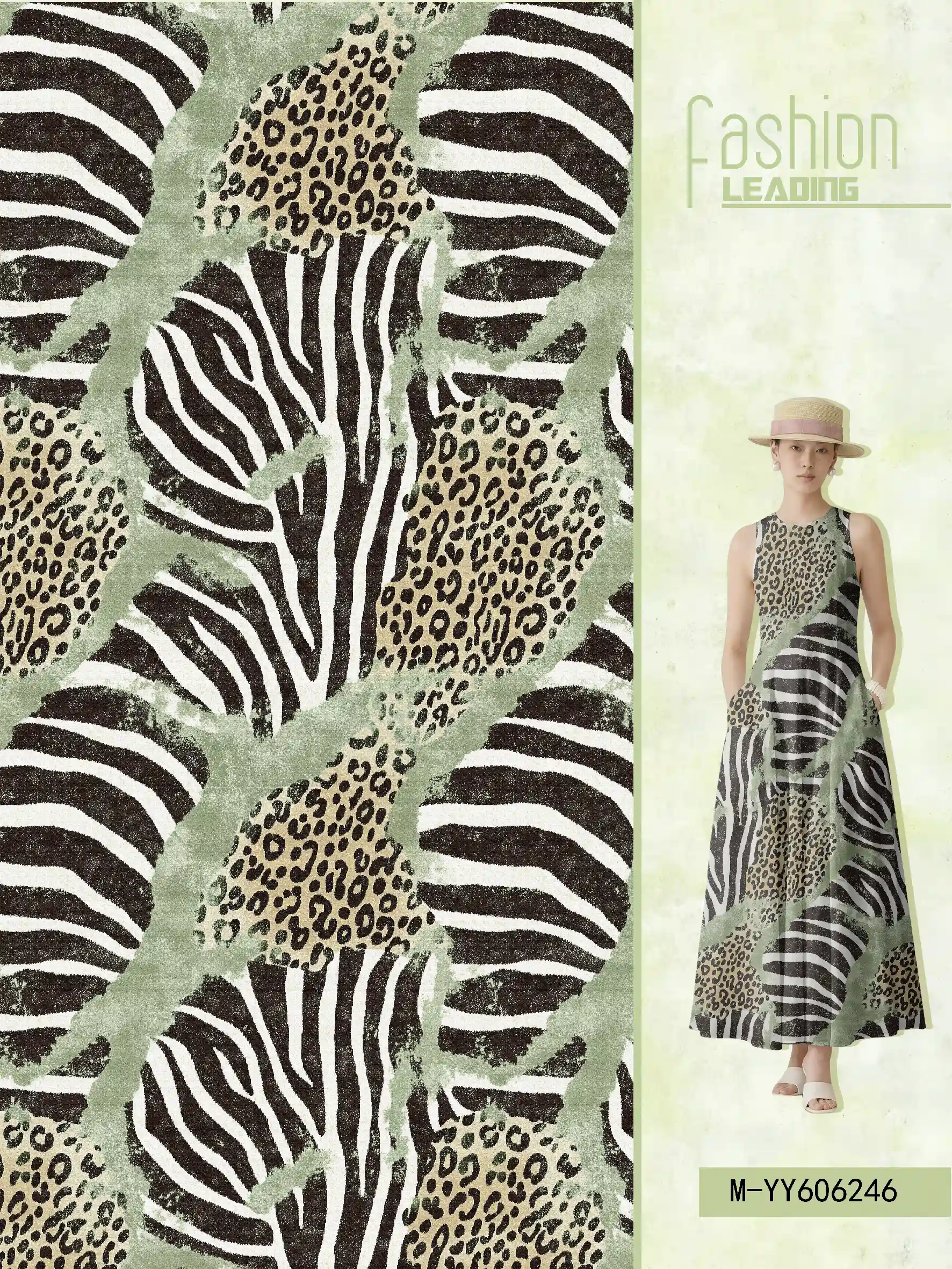 M-YY606246 exclusive digital print pattern