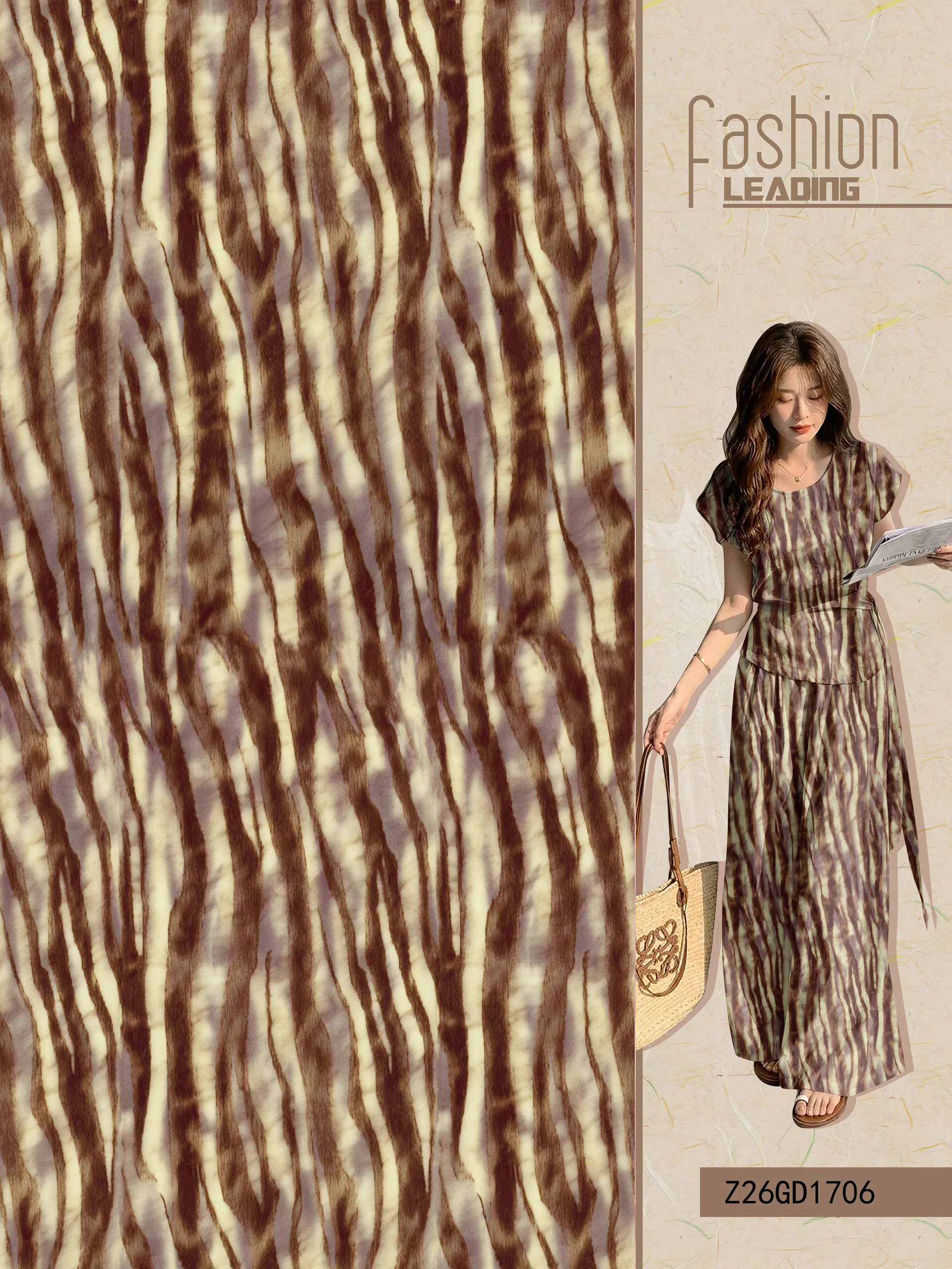 M-Z26GD1706 exclusive digital print pattern