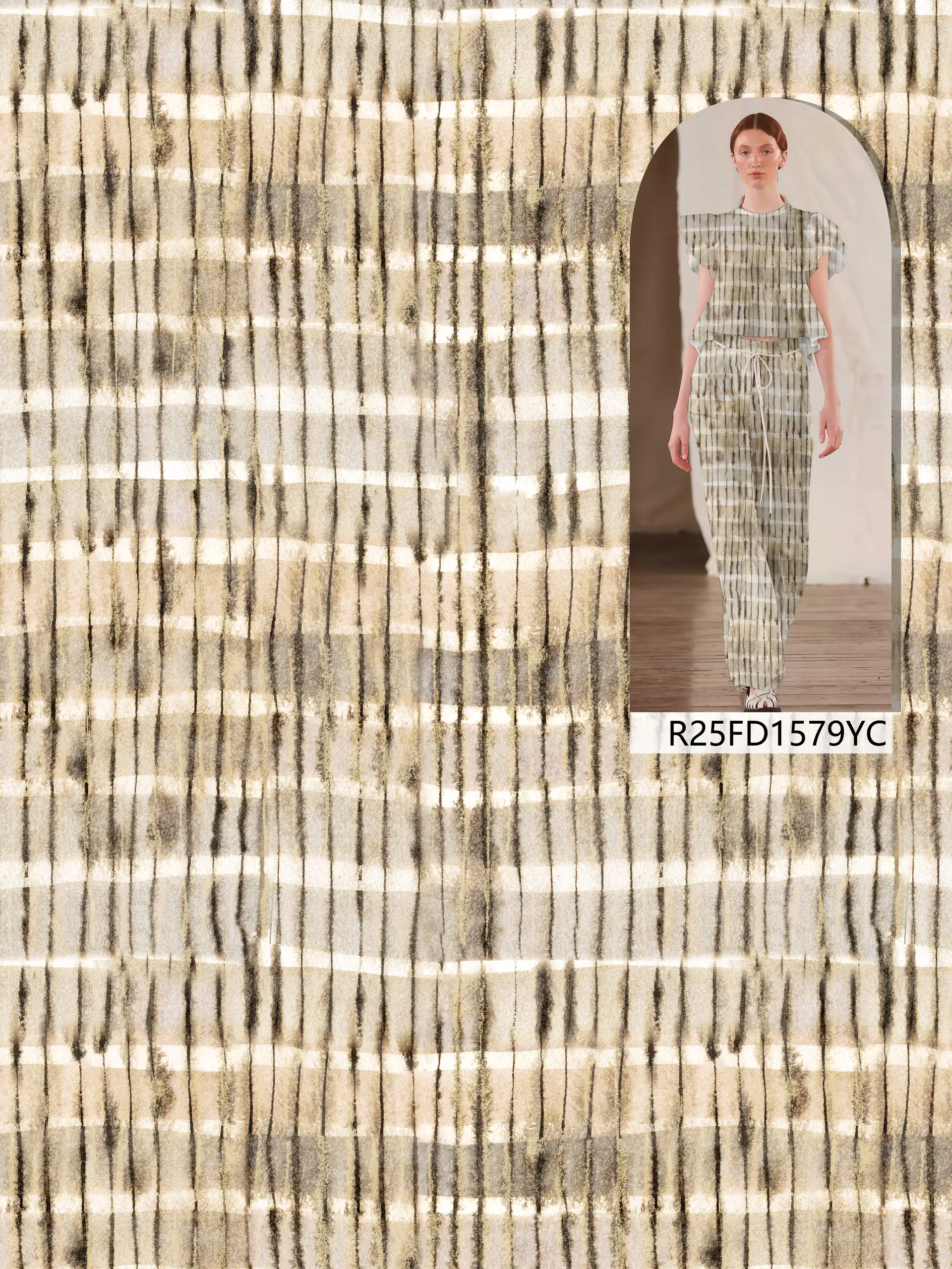 R25FD1579YC exclusive digital print pattern