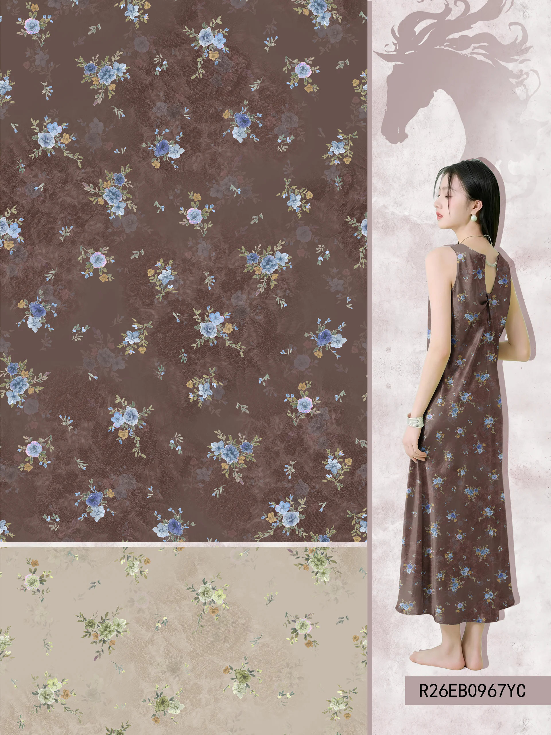 R26EB0967YC exclusive digital print pattern