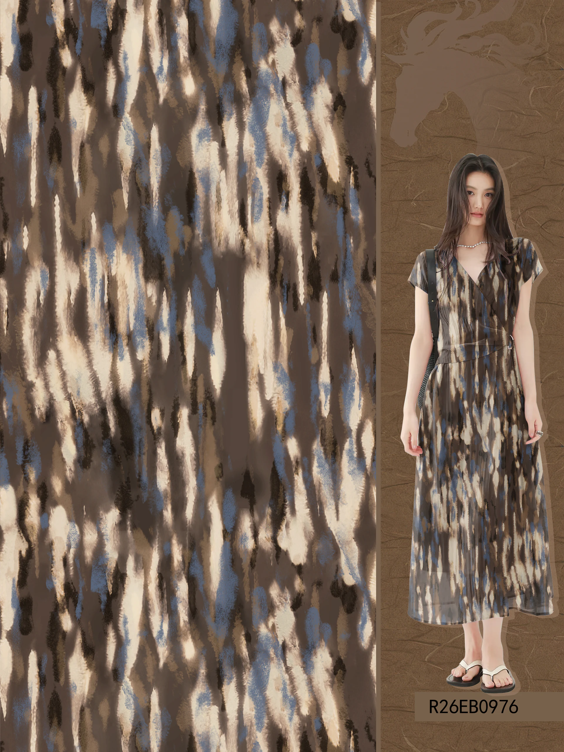 R26EB0976 exclusive digital print pattern