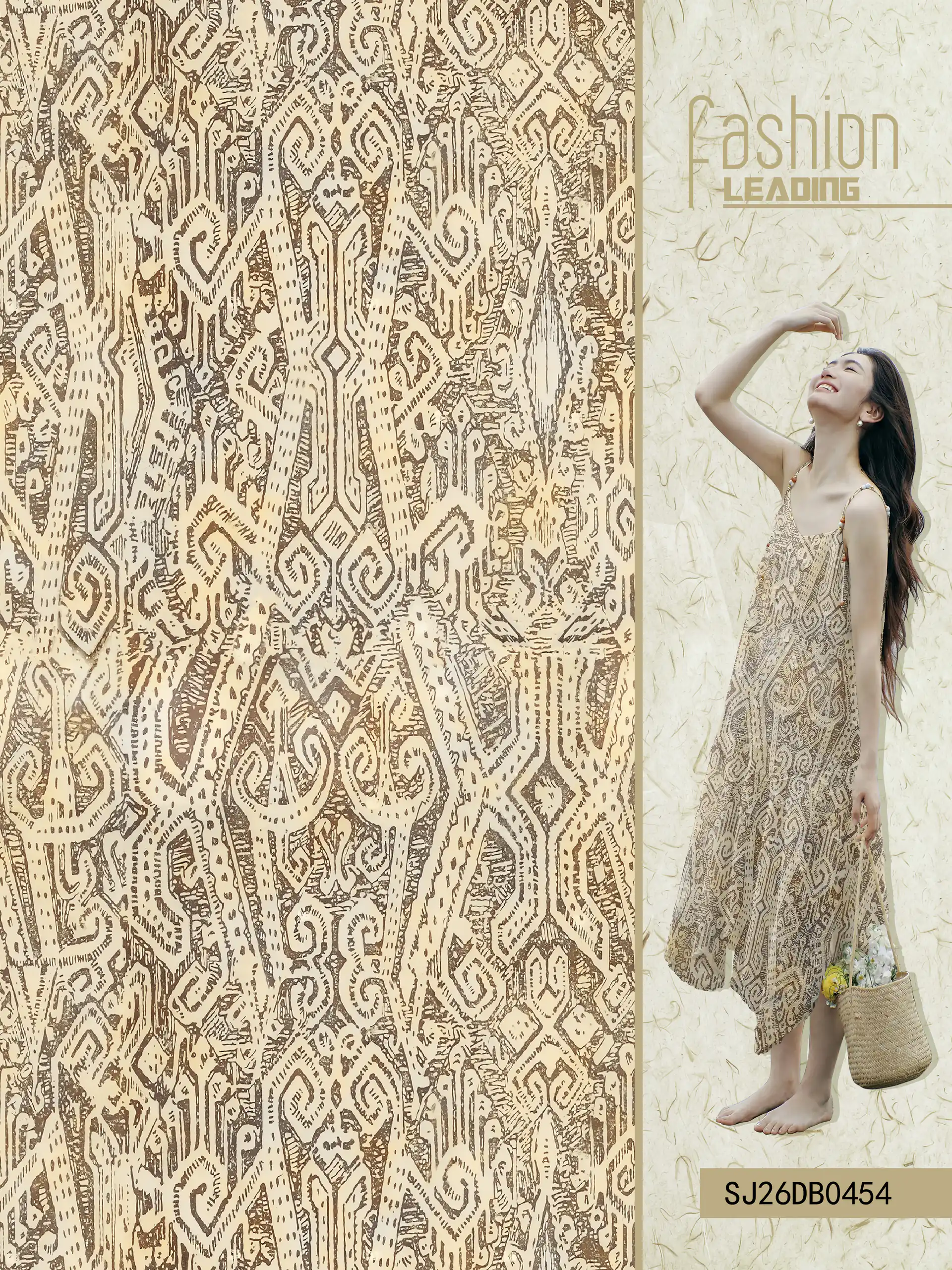 SJ26DB0454 exclusive digital print pattern