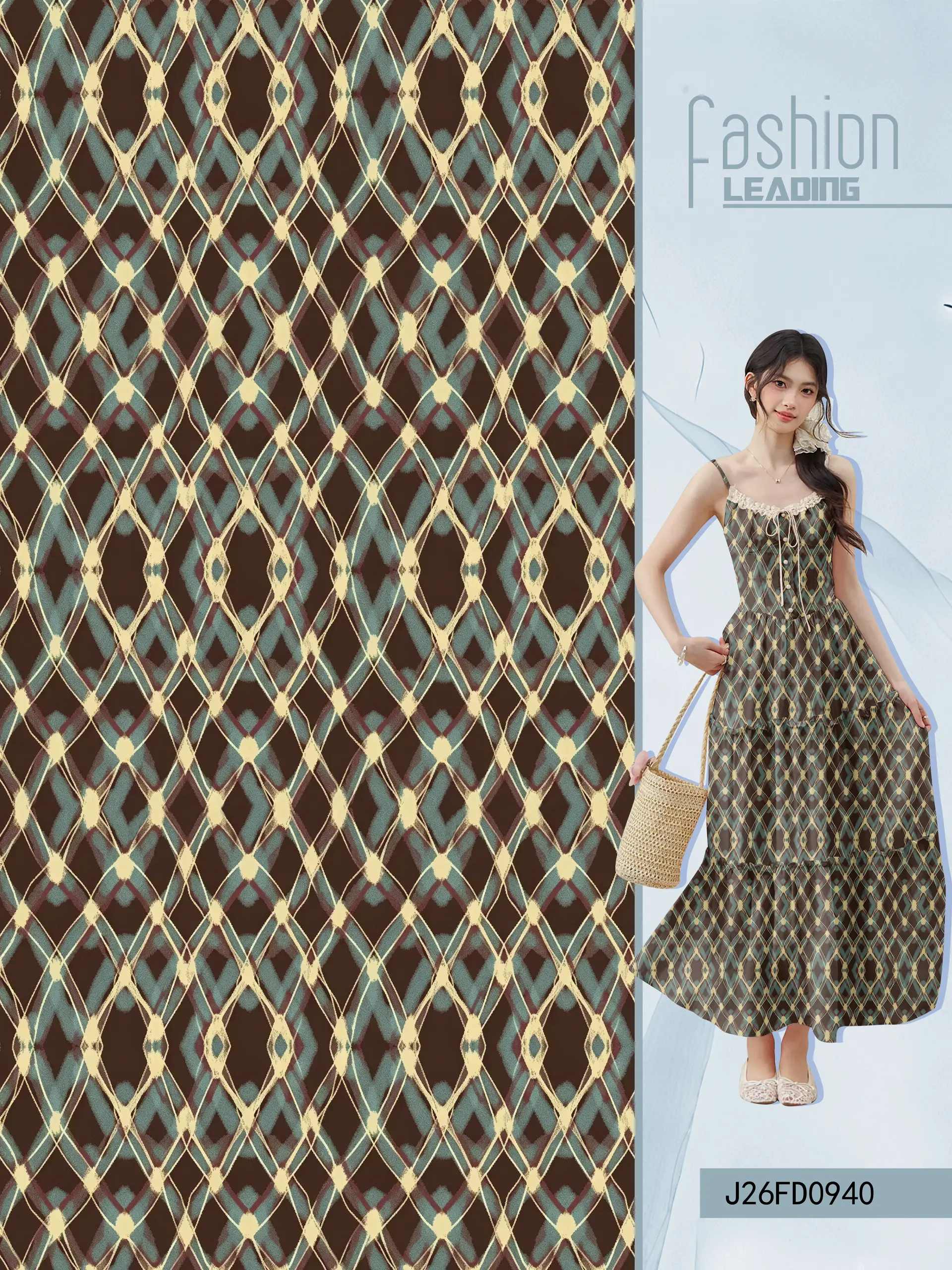 T-J26FD0940 exclusive digital print pattern