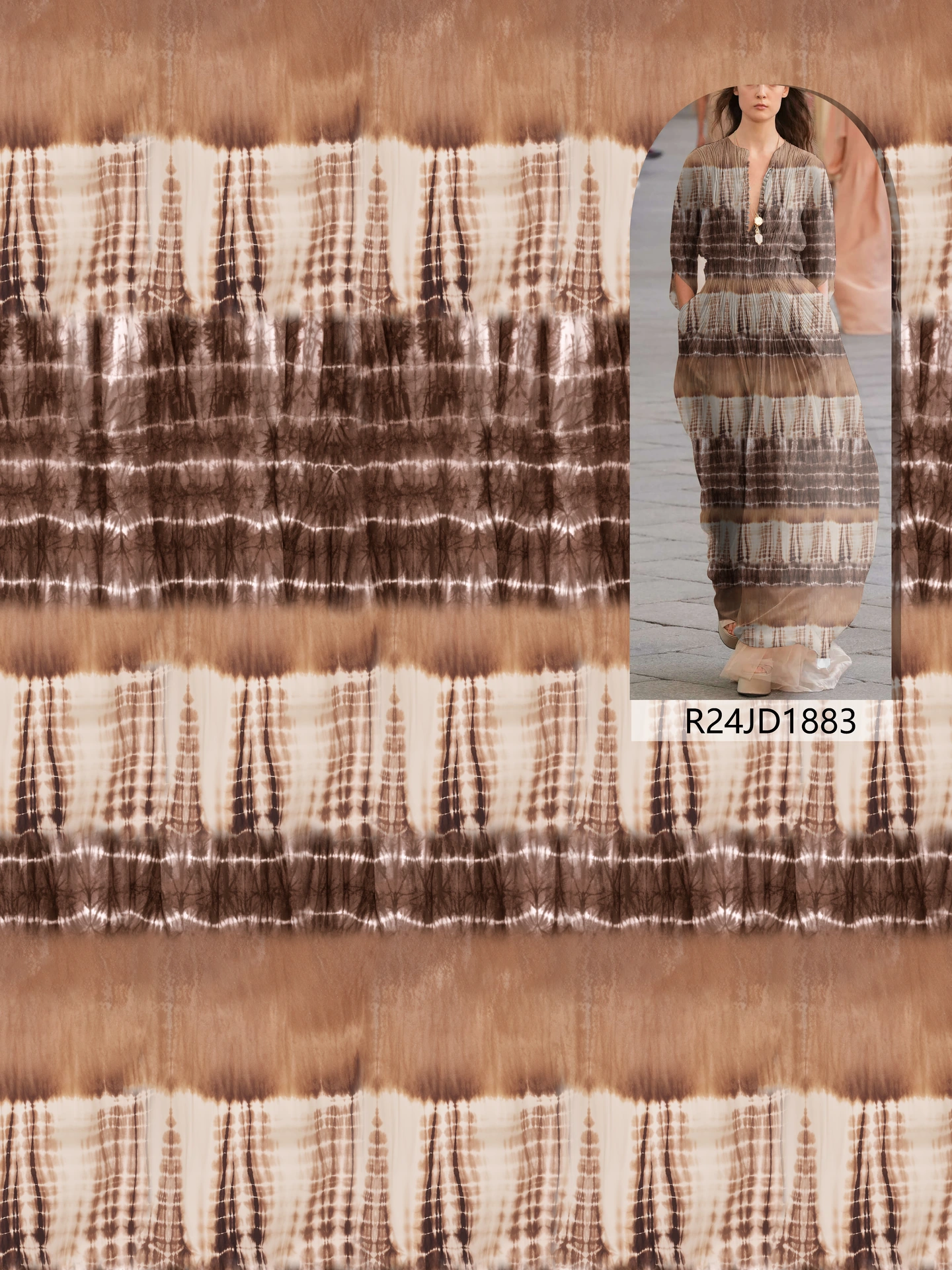 T-R24JD1883 exclusive digital print pattern