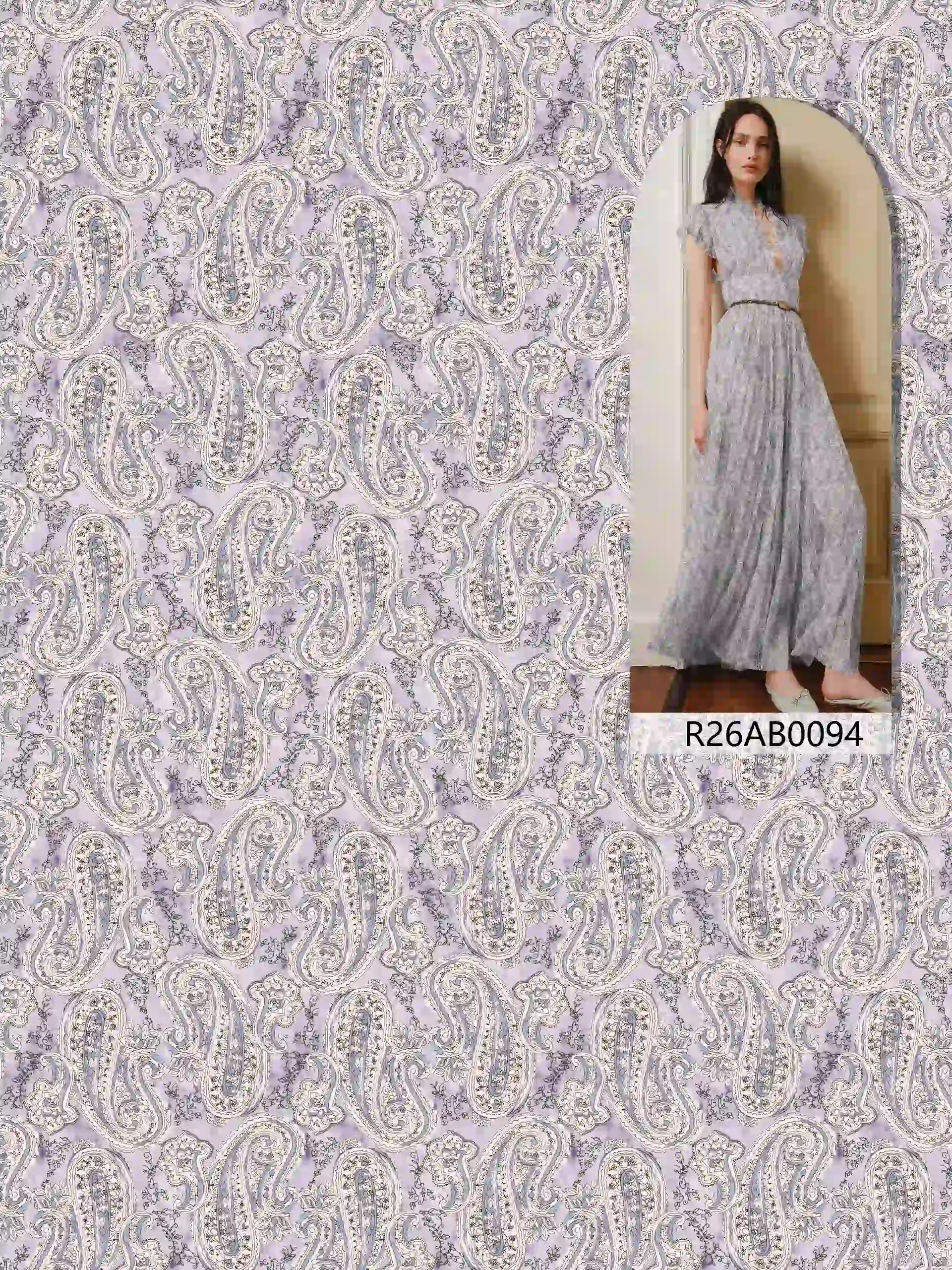 T-R26AB0094 exclusive digital print pattern