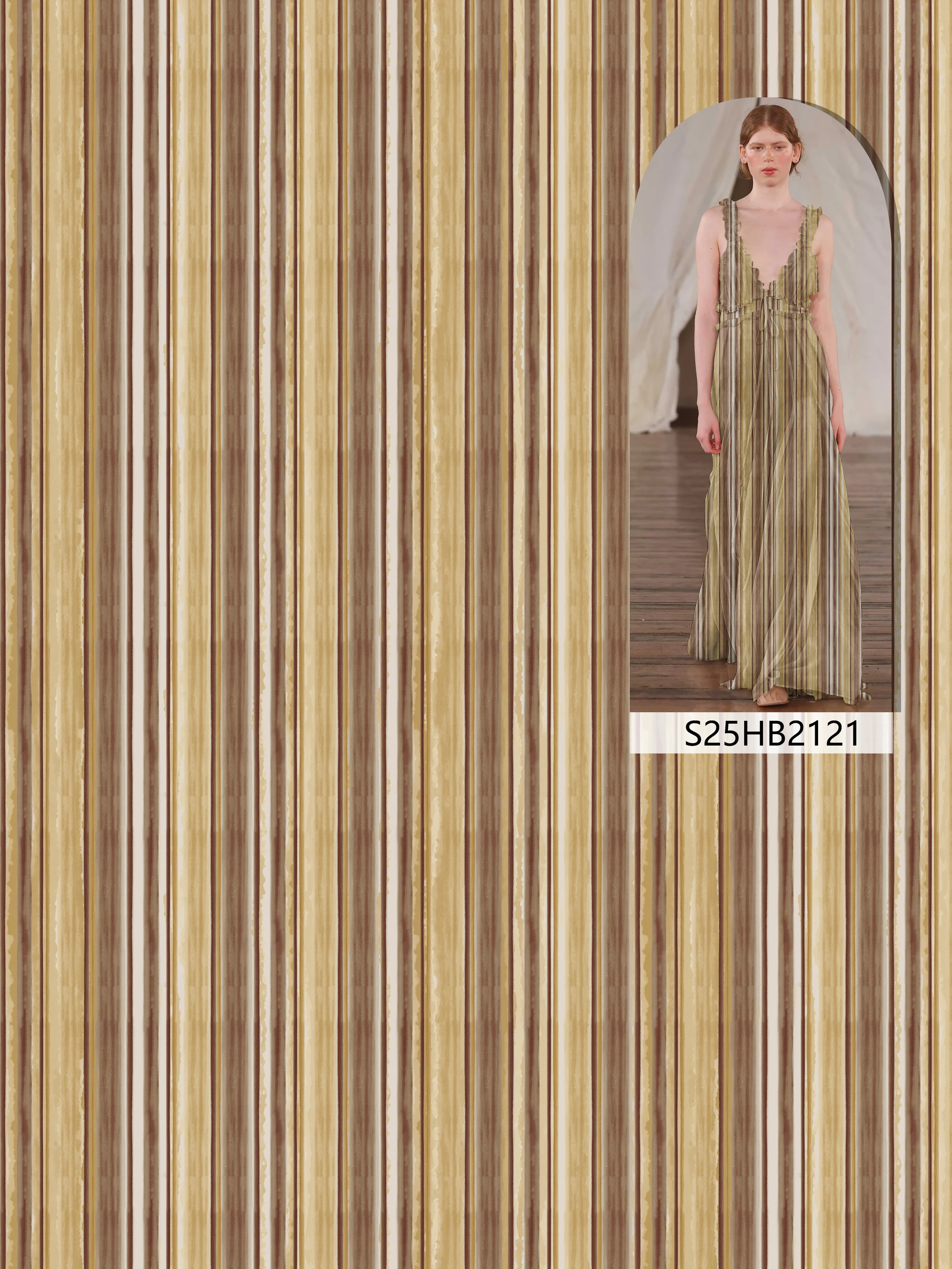 T-S25HB2121 exclusive digital print pattern