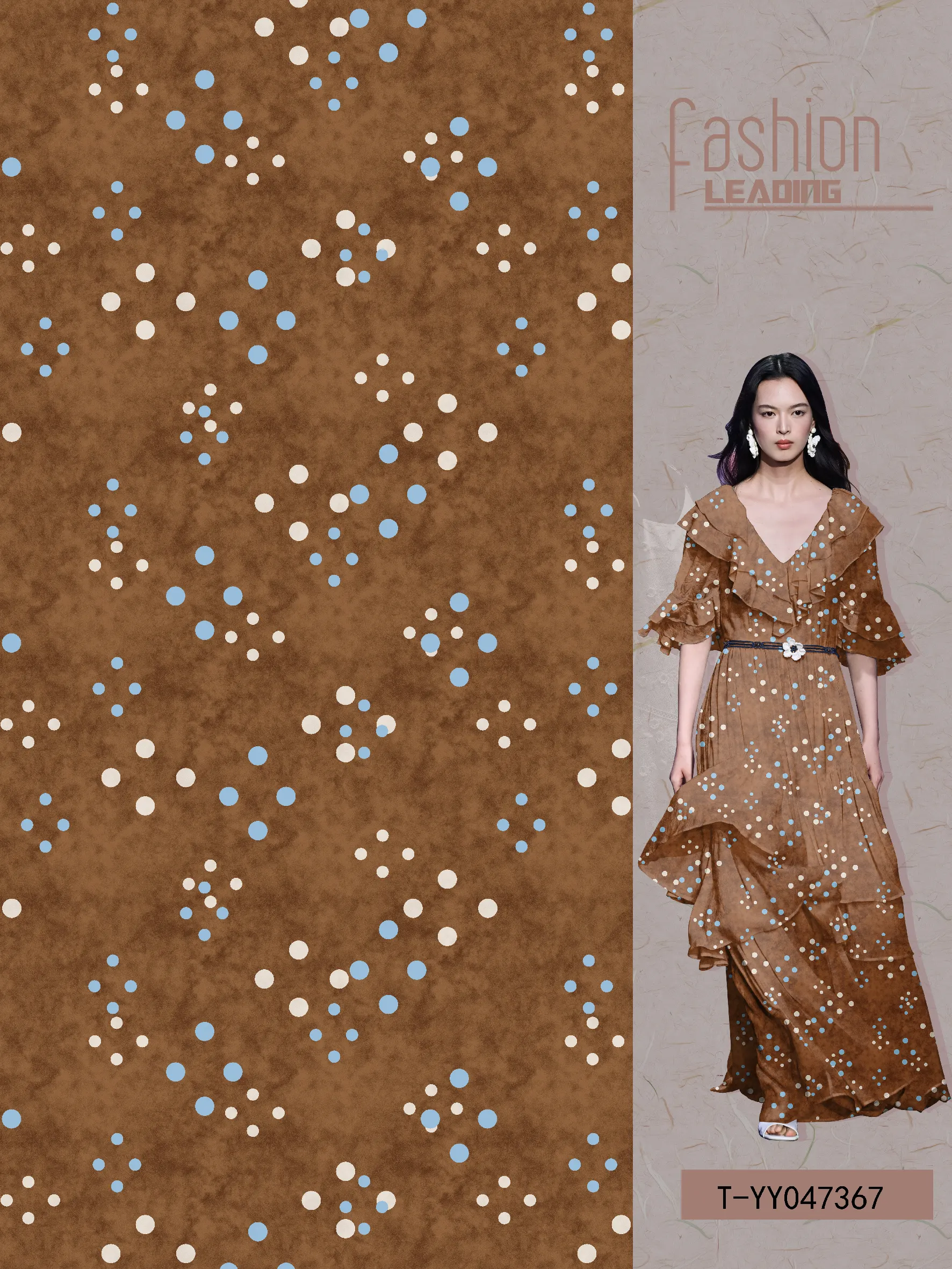 T-YY047367 exclusive digital print pattern