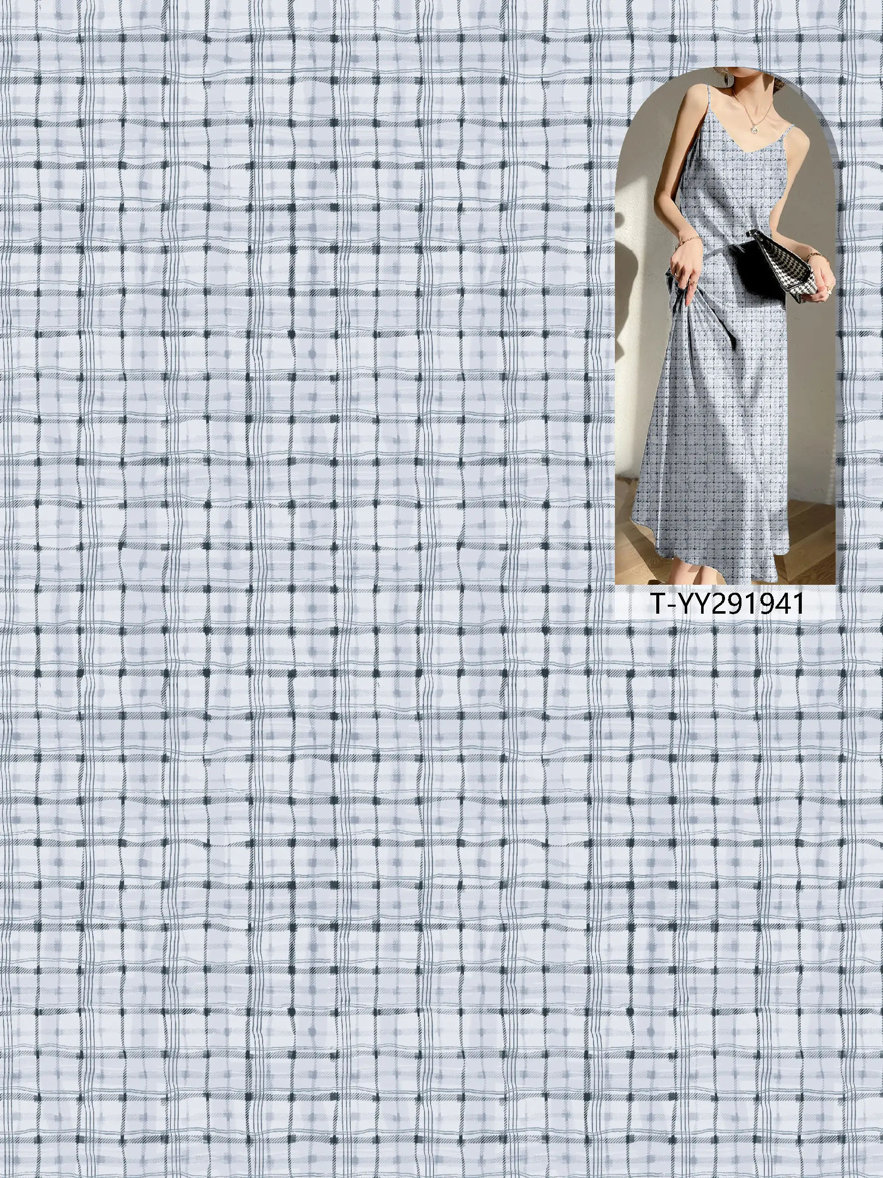 T-YY291941 exclusive digital print pattern