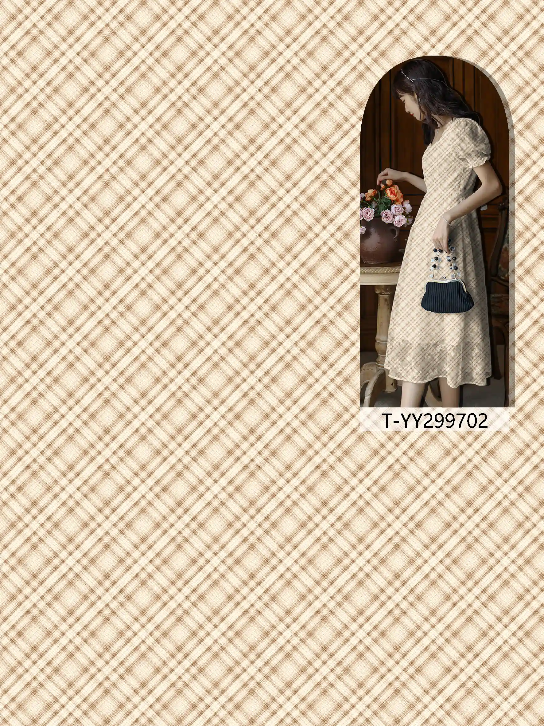 T-YY299702 exclusive digital print pattern