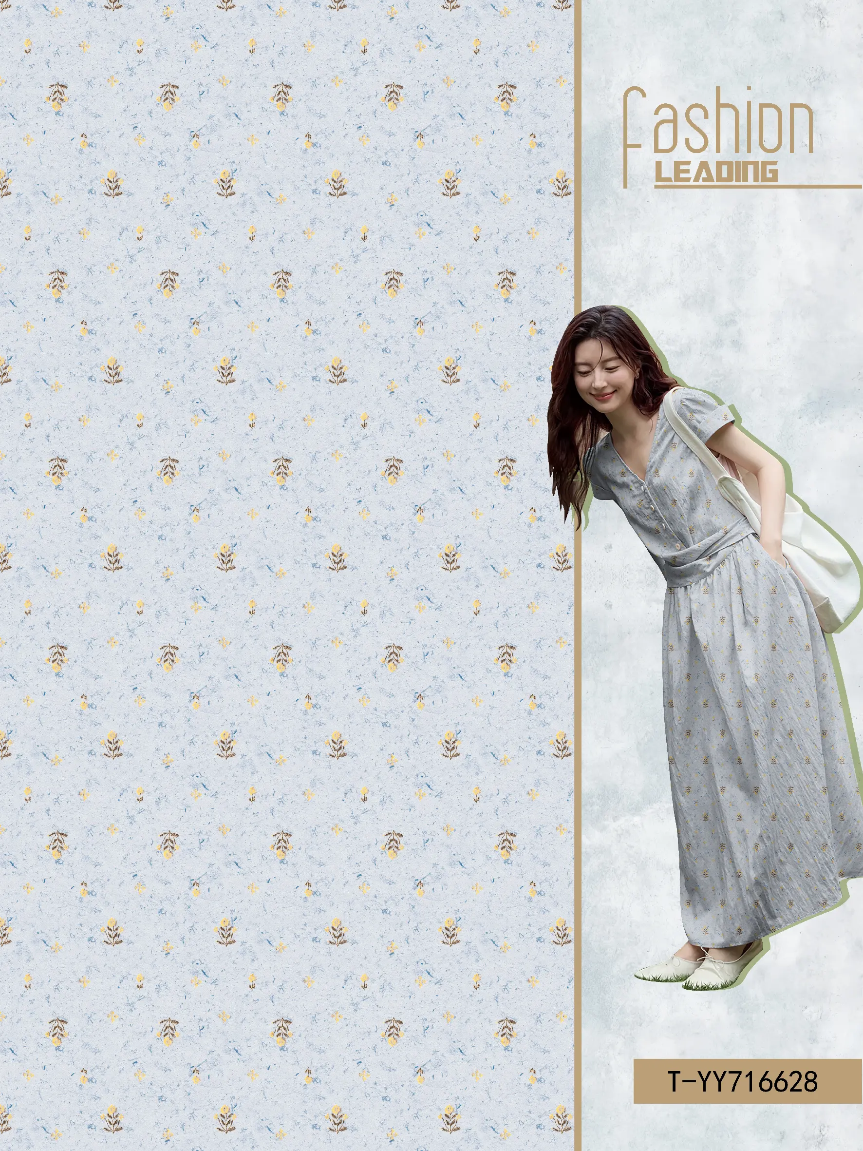 T-YY716628 exclusive digital print pattern