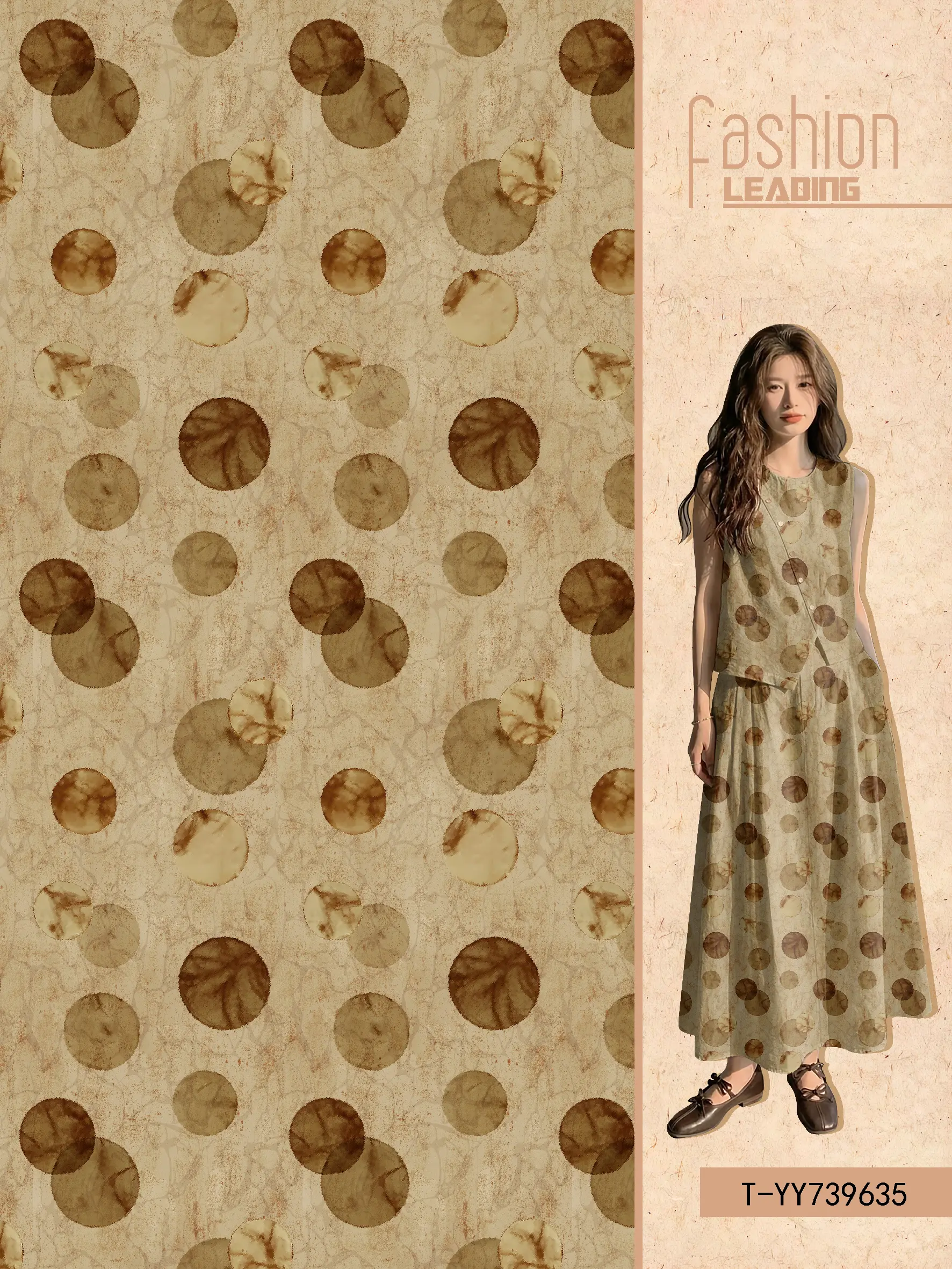 T-YY739635 exclusive digital print pattern