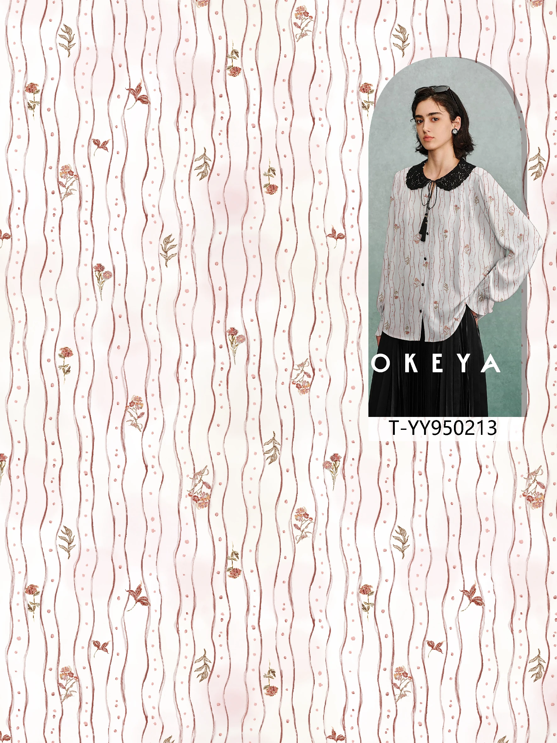 T-YY950213 exclusive digital print pattern