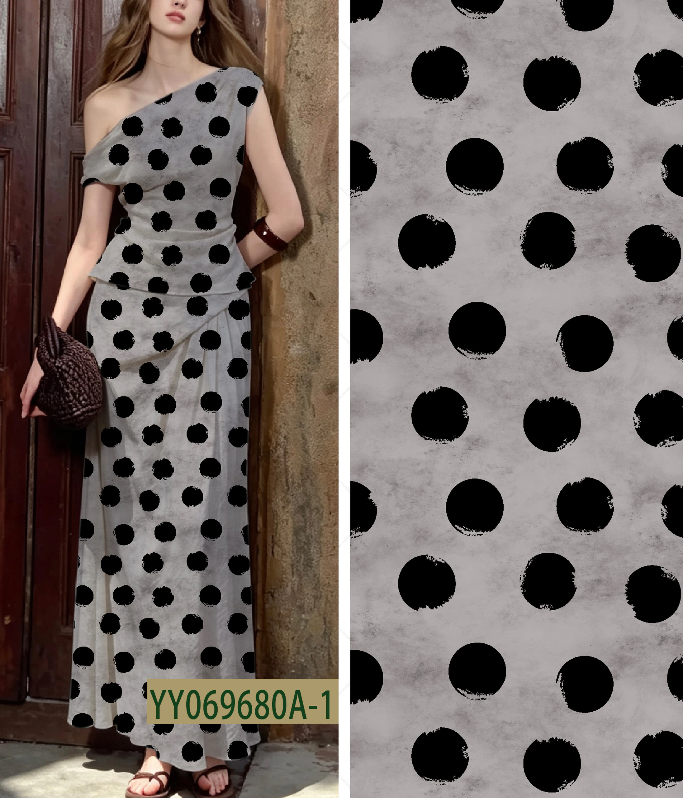 YY069680A exclusive digital print pattern
