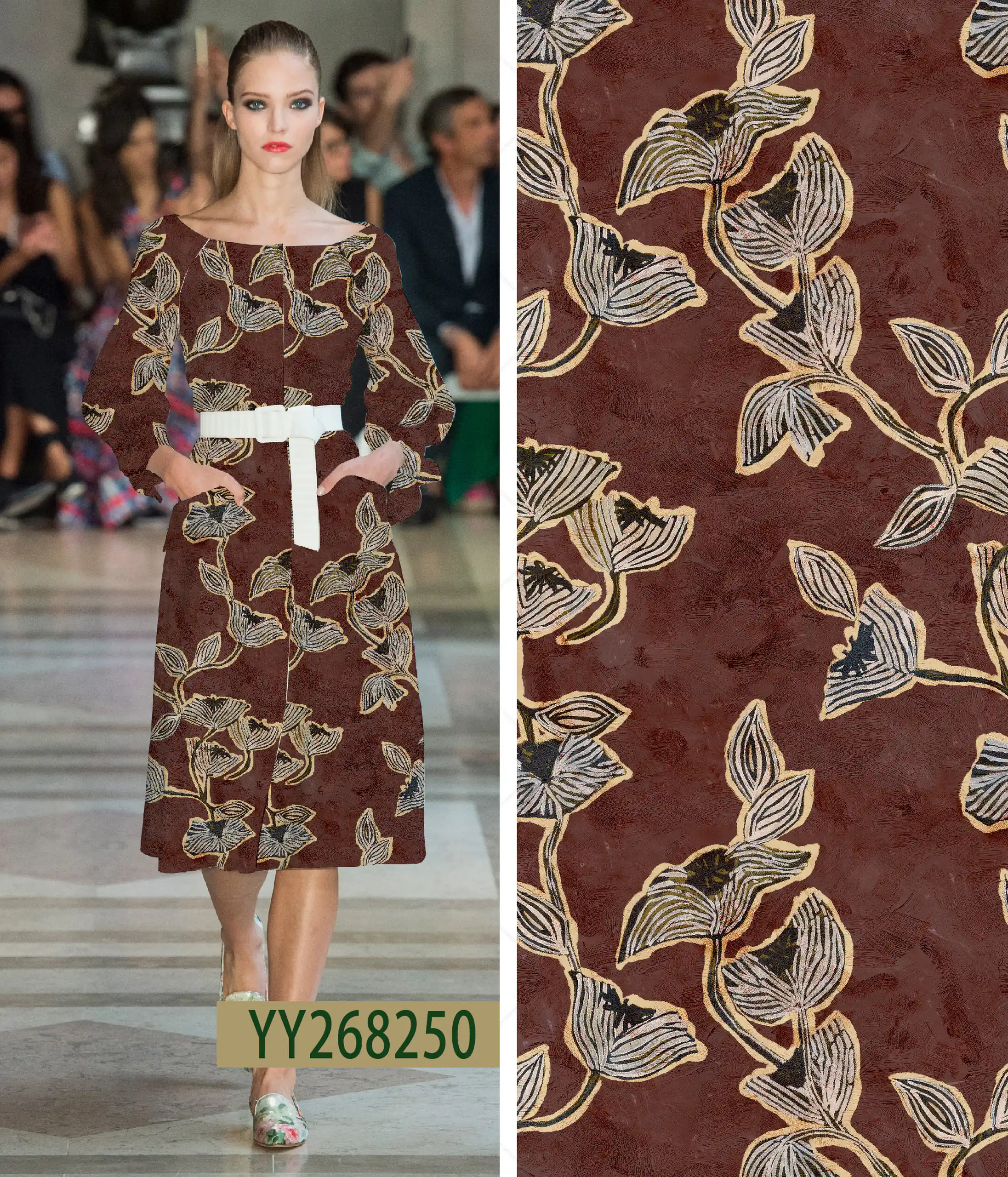YY268250 exclusive digital print pattern
