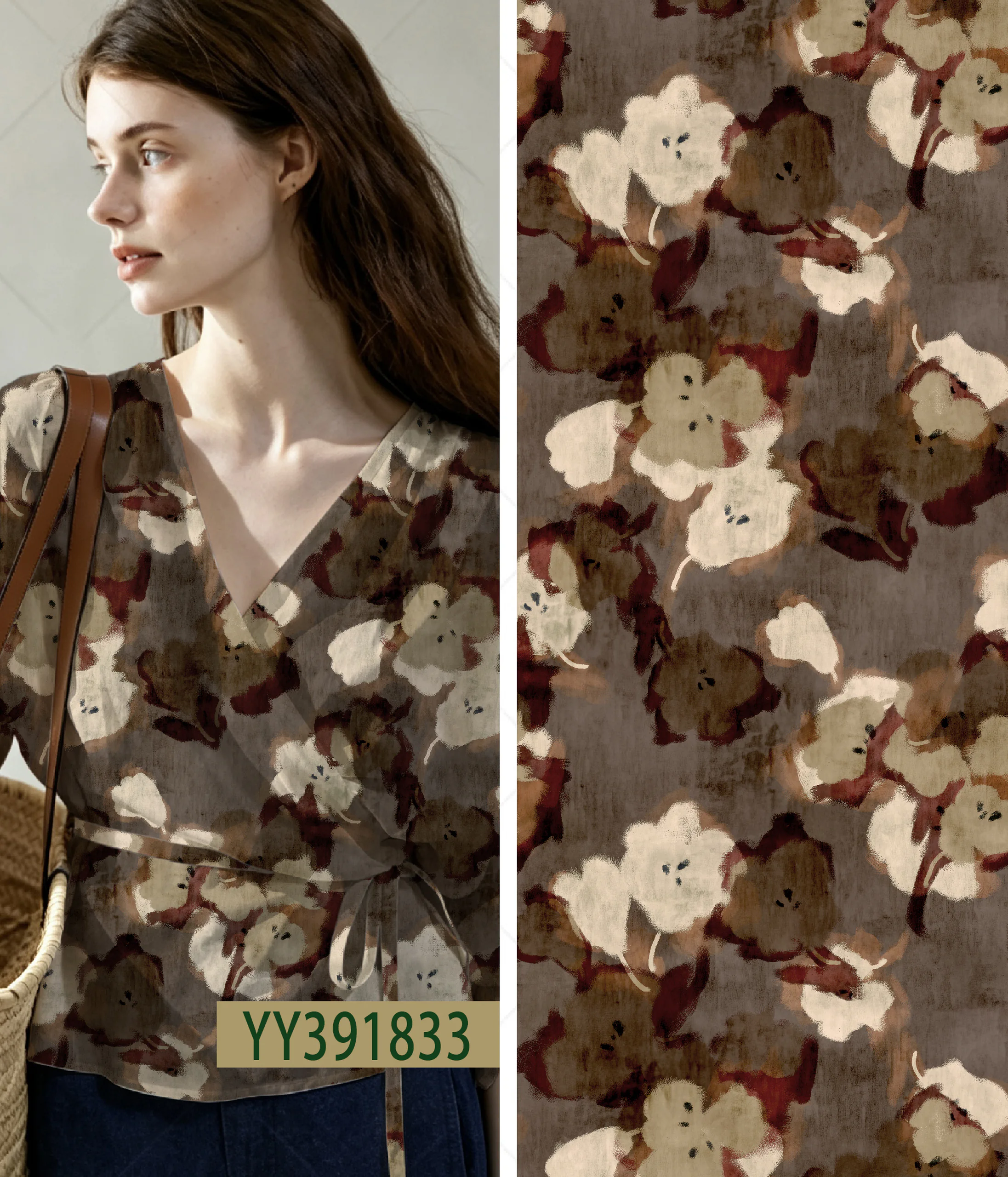 YY391833 exclusive digital print pattern