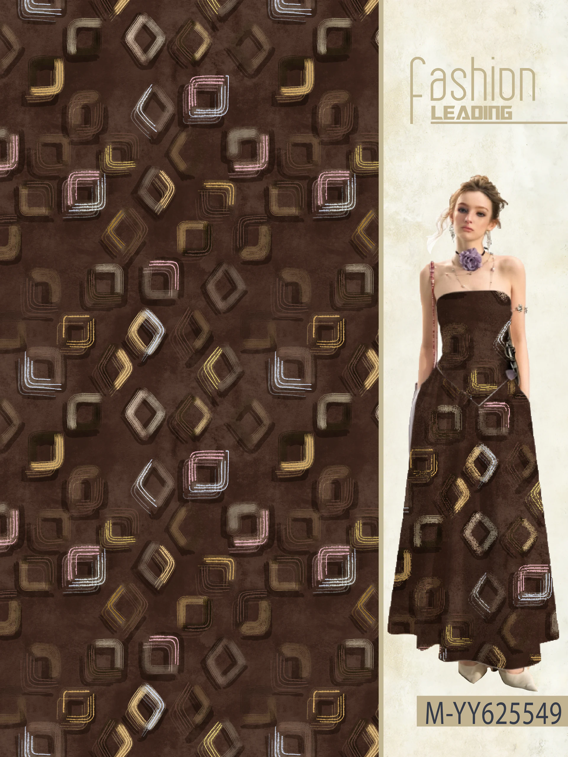 YY625549 exclusive digital print pattern