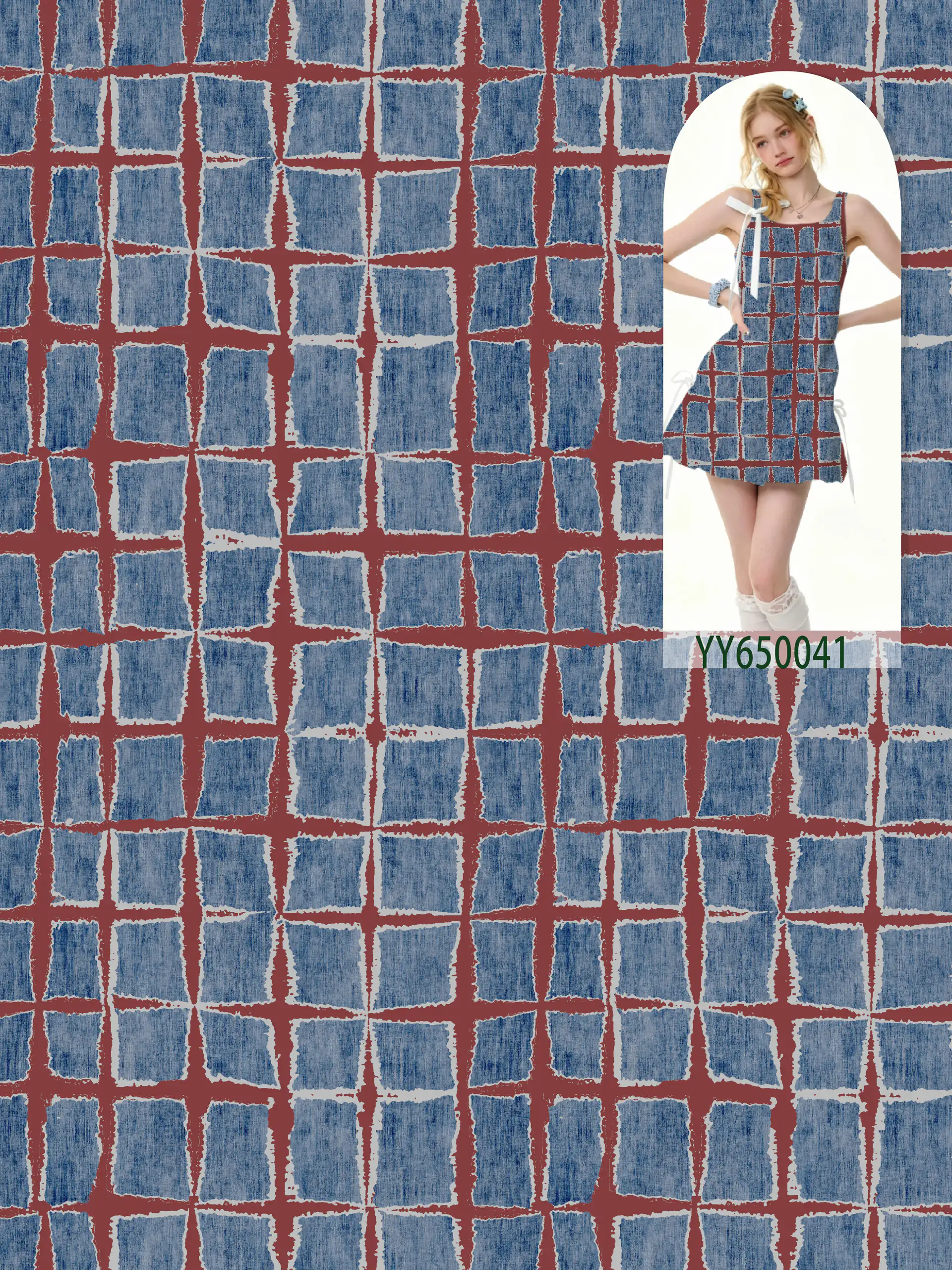 YY650041 exclusive digital print pattern
